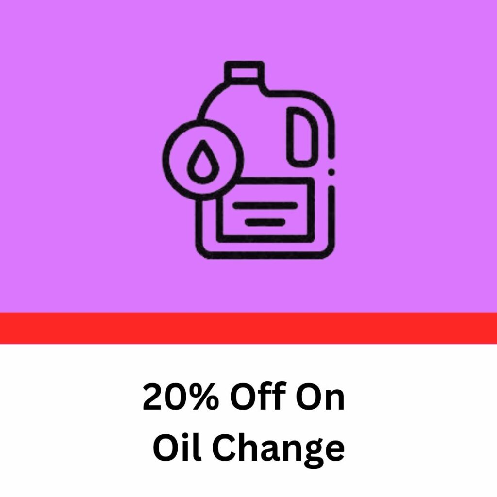 20% off on oil change by instaMek